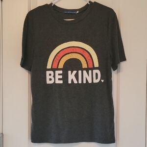 Charcoal Gray 'Be Kind'  T-Shirt Size S